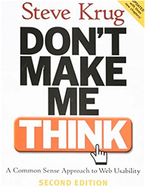 Don't Make Me Think - book cover