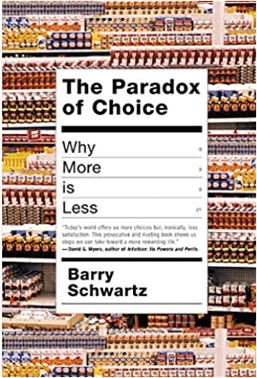 The Paradox of Choice - book cover