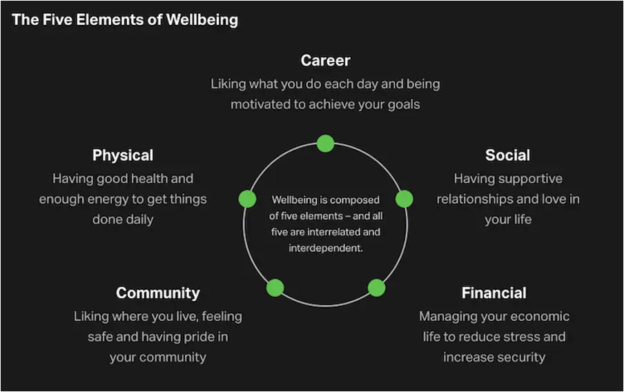 5 elements of wellbeing