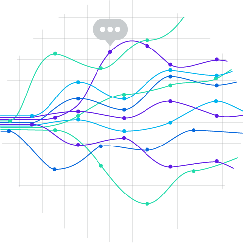 Streams of text data