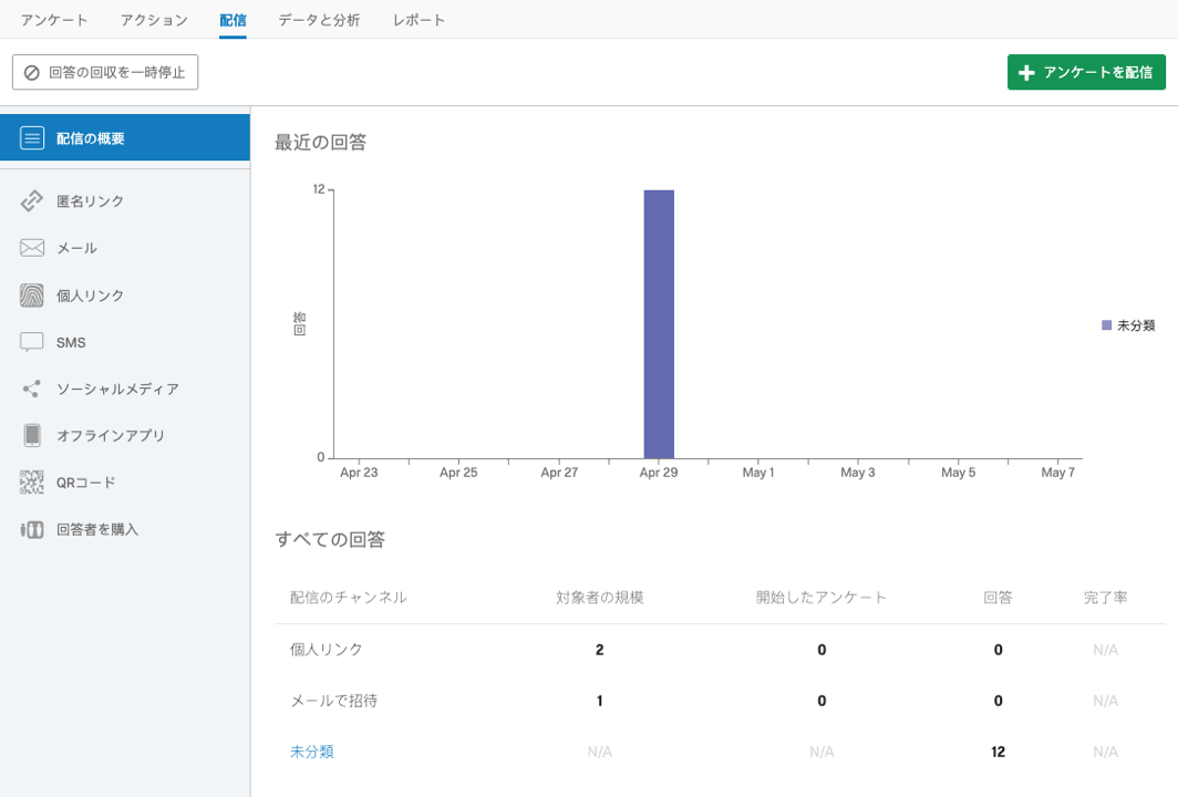 配信の基本と概要 クアルトリクス