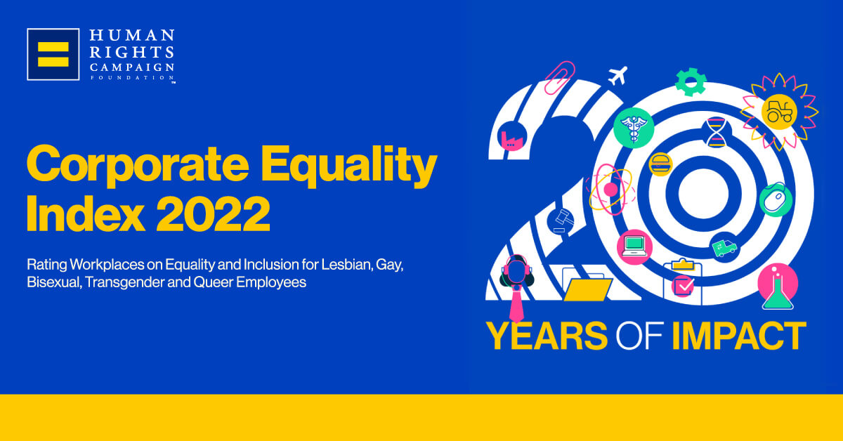 Human Rights Campaign Corporate Equality Index Rating 2022 Qualtrics Life