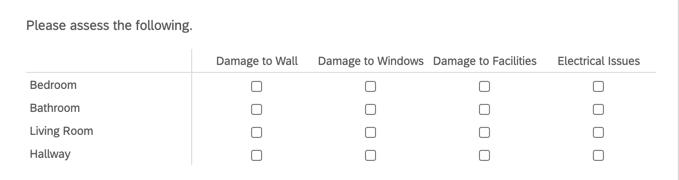 Matrix Table Question