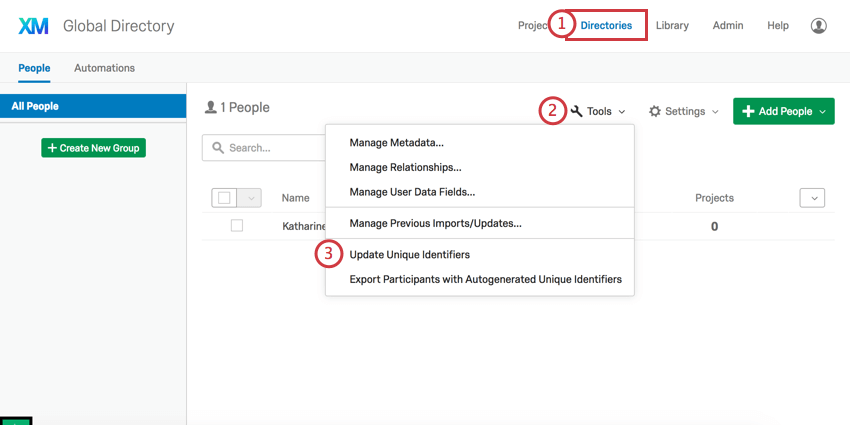 Unique Identifiers (EX & 360)