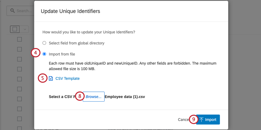 Unique Identifiers (EX & 360)