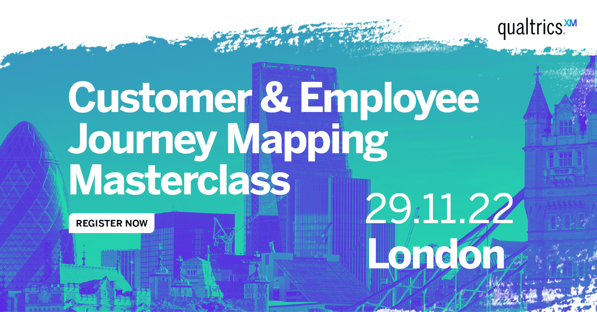 Qualtrics Masterclass: CX-EX Journey Mapping // London