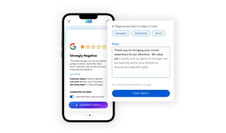 nlp example analyzing a google review