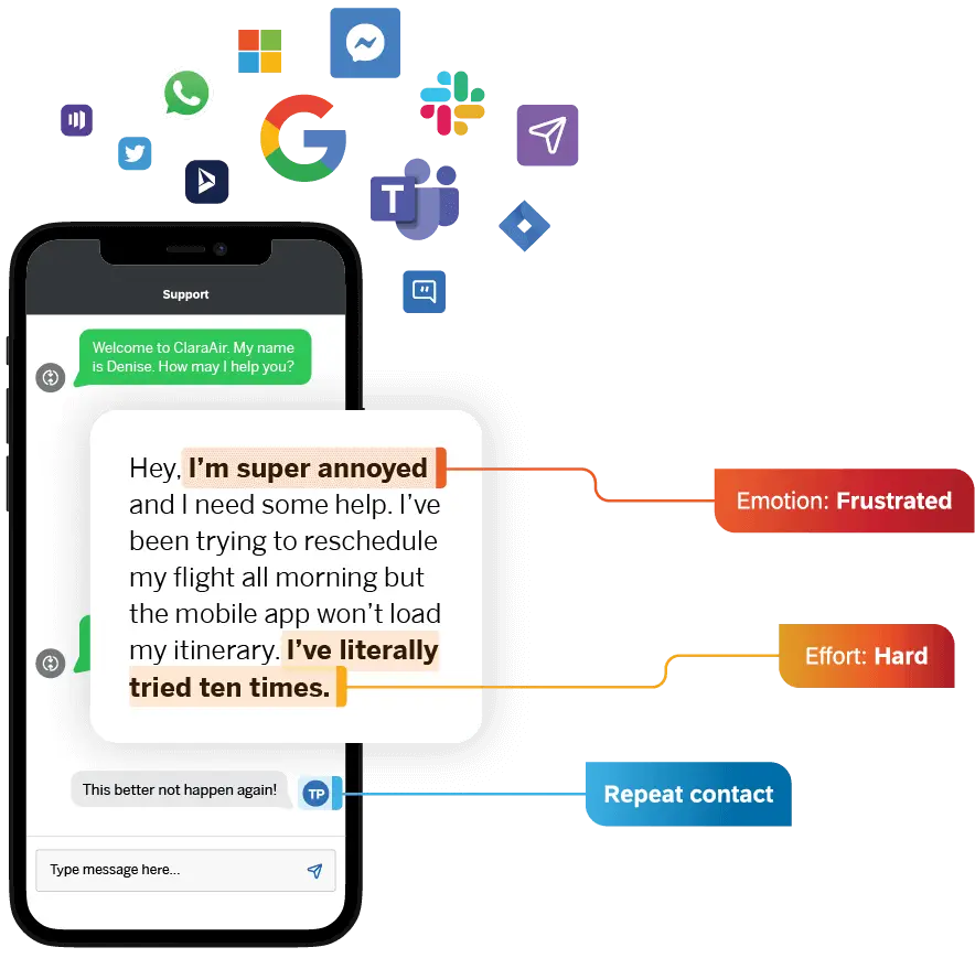 xiD capturing every signal in customer chat